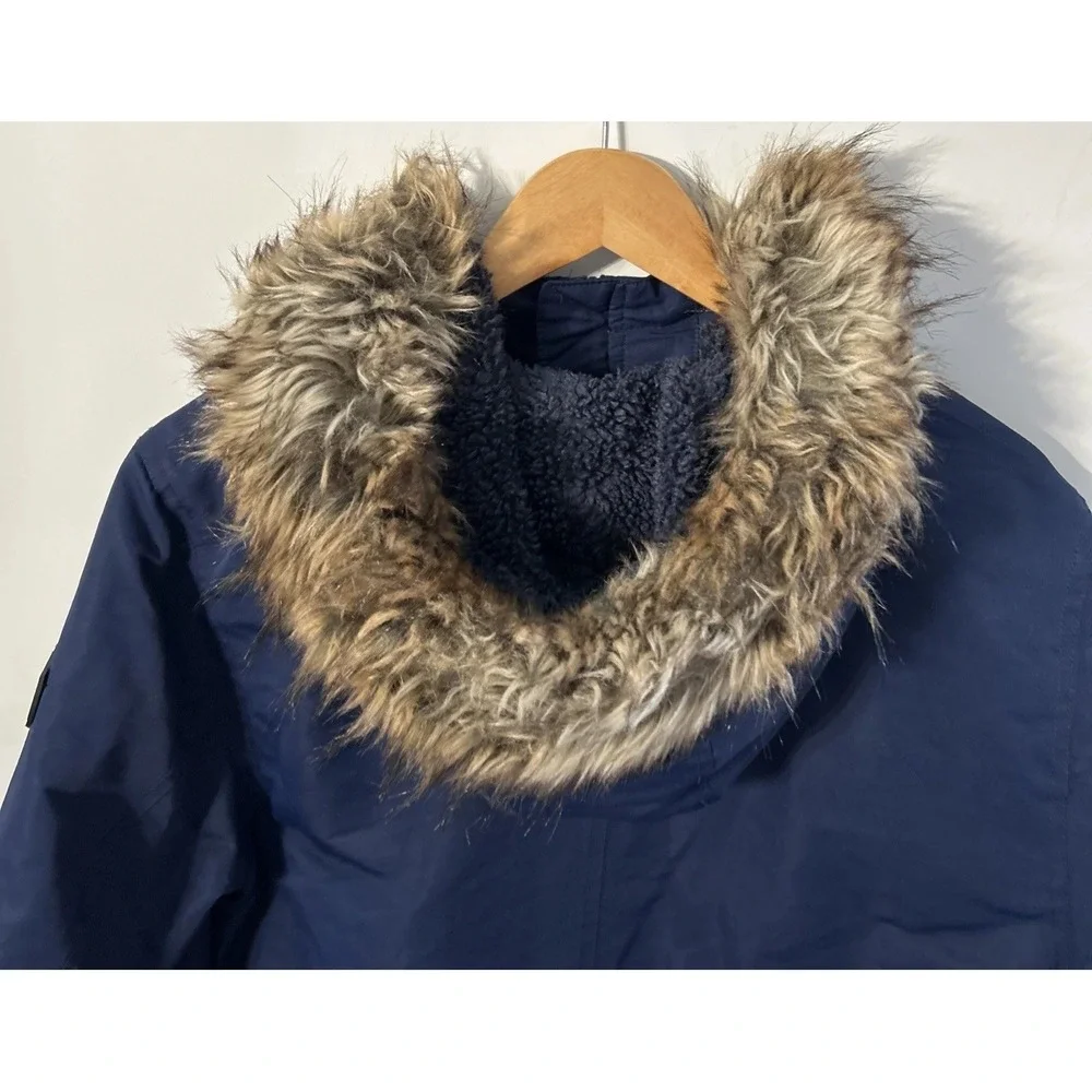 Boys Ralph Lauren Polo Water Resistant‎ Down Parka Blue Sz XL 18-20